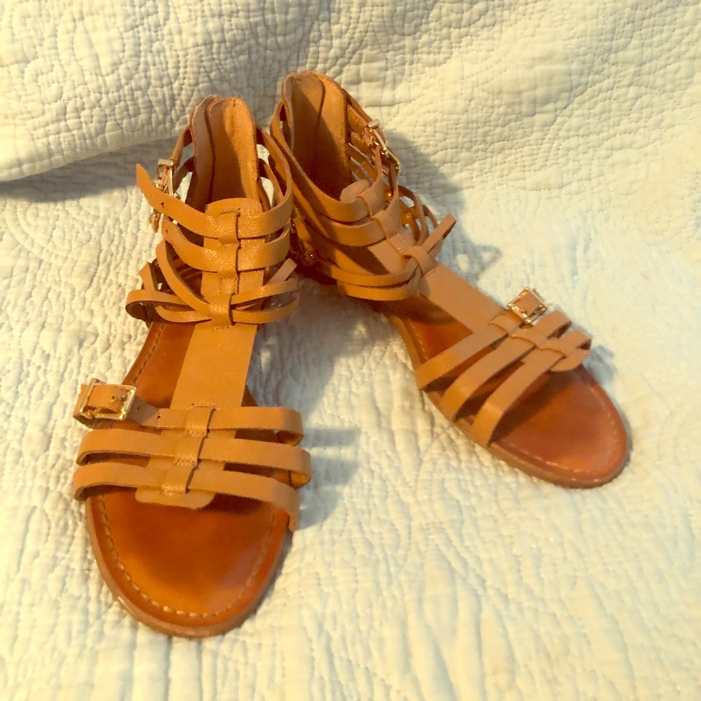 Jessica Simpson tan sandals sz 8